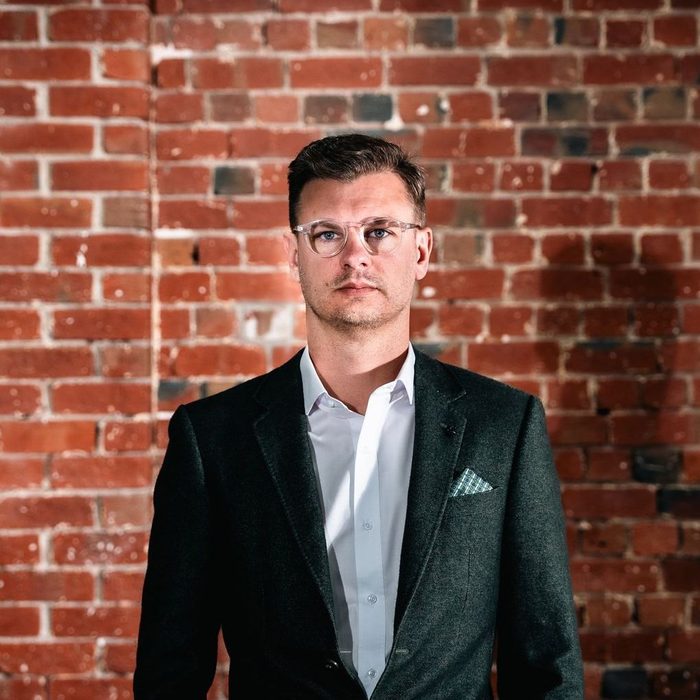 Portrait of architect Luke Jennings, Director of Project Now Architects