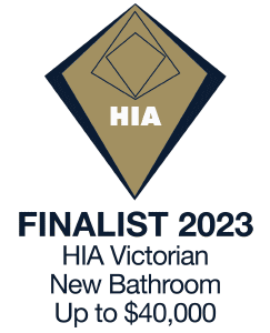 Finalist 2023 HIA Victorian New Bathroom