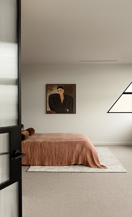 Varcon display home master bedroom, Mont Albert North