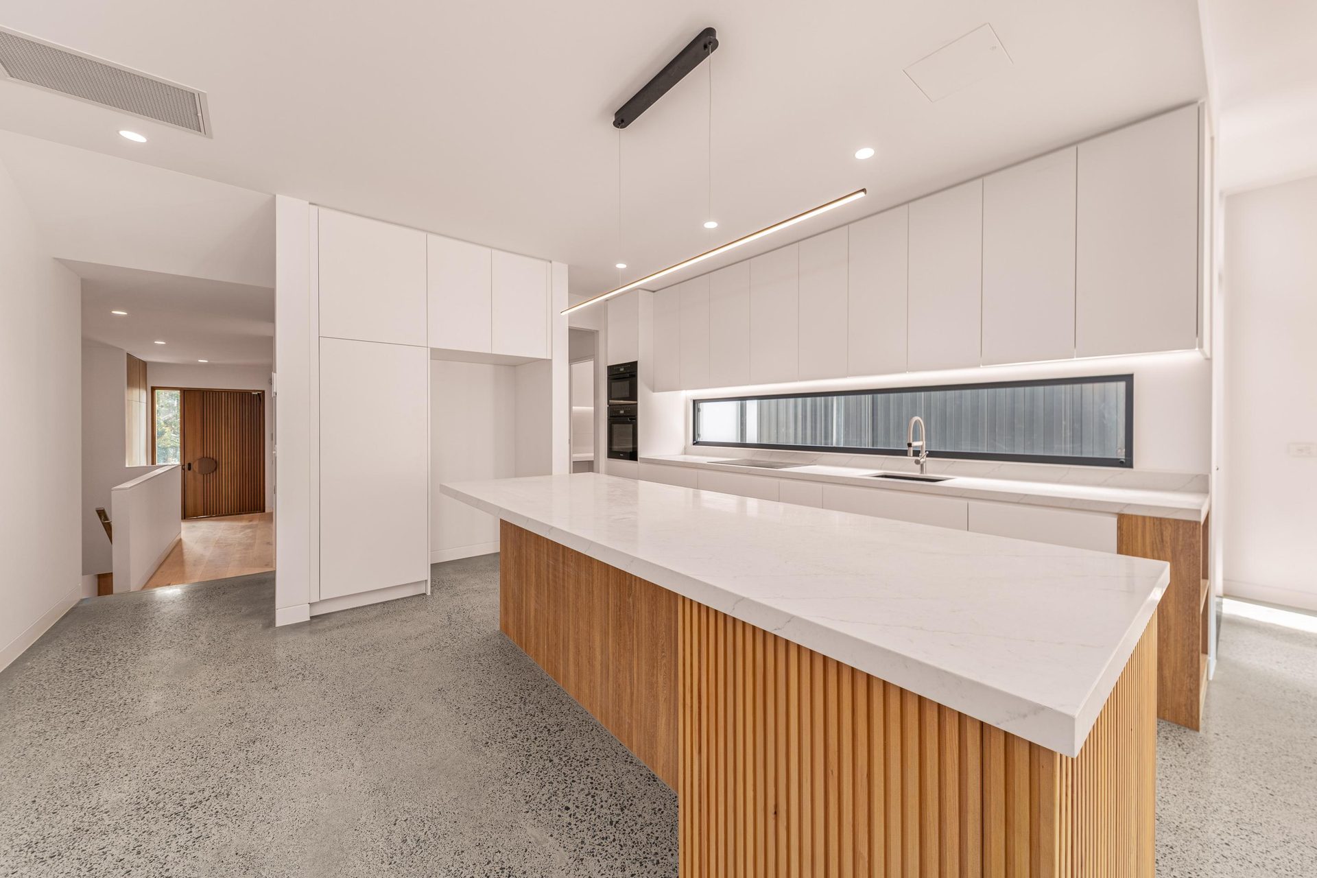 Varcon Group custom home, contemporary facade, Melbourne
